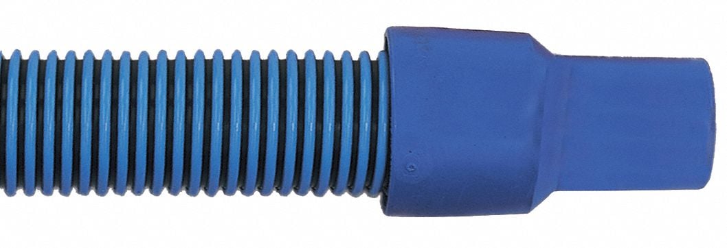 Vacuum Hose Plastic Blue 24 ft L MPN:60-200D-24