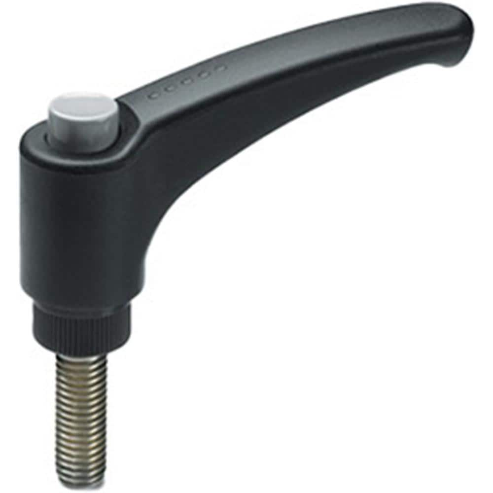 Clamp Handle Grips, For Use With: Small Tools, Utensils, Gauges , Grip Length: 50.0000 , Material: Glass Fiber-Reinforced Technopolymer  MPN:34362