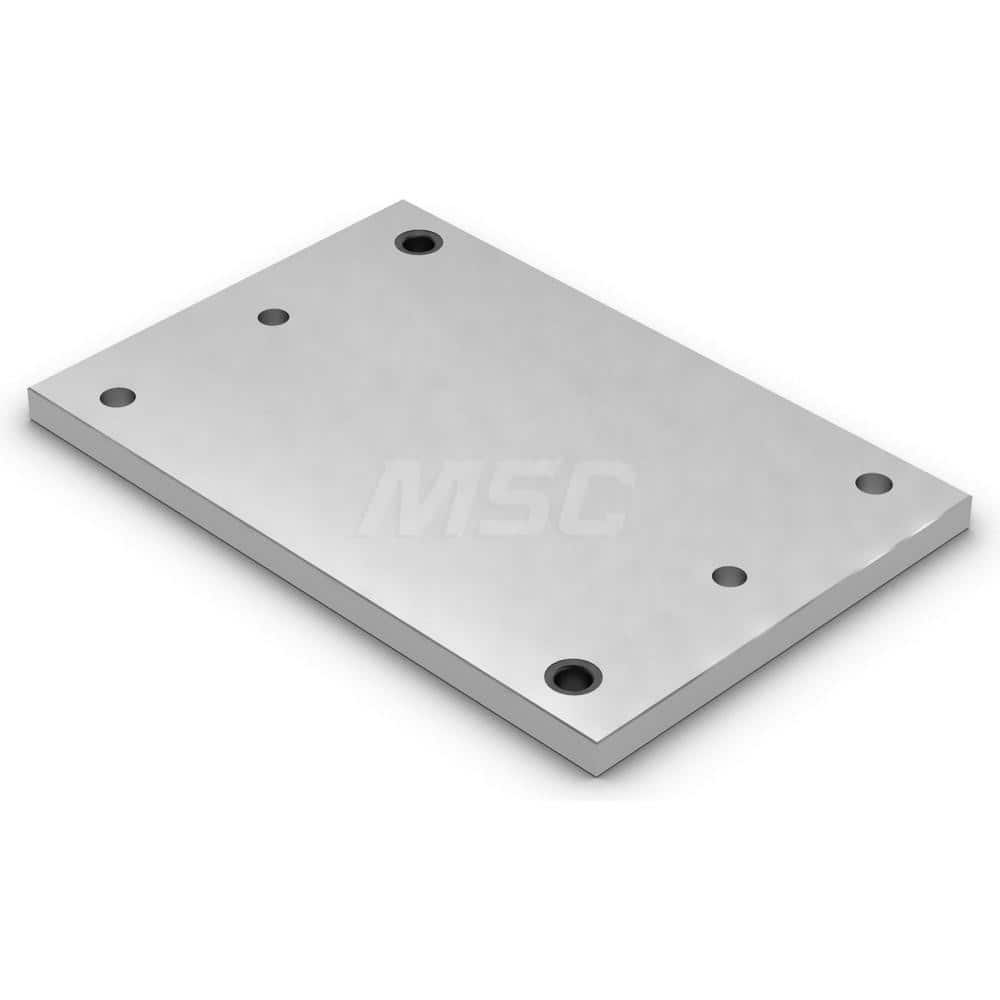 Fixture Plates, Overall Width (mm): 16, Overall Height: 1 in, Overall Length (mm): 16.00, Plate Thickness (Decimal Inch): 1.0000, Material: Cast Aluminum MPN:28716