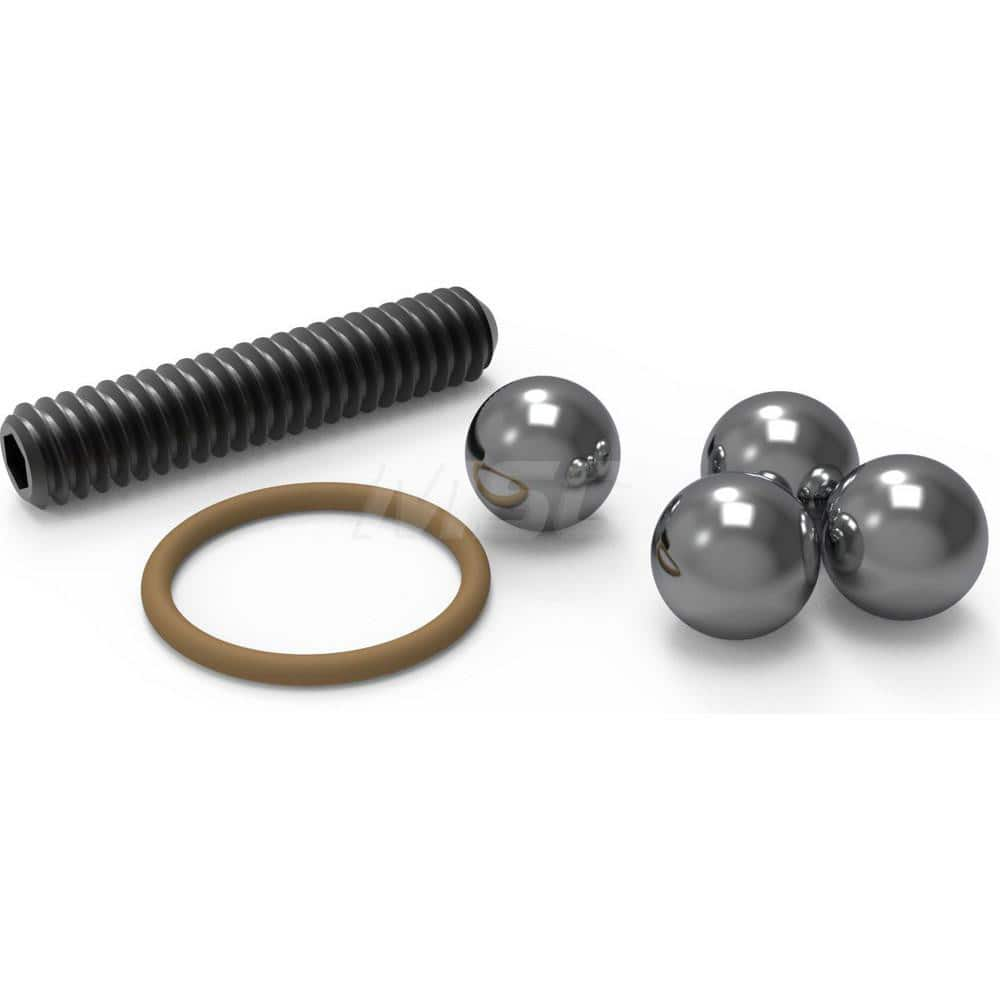 Modular Fixturing Kits, Set Type: Repair Kit , System Compatibility: Ball Lock , Includes: (1) Replacement Screw, (3) Locking Balls, (1) Drive Ball MPN:49951