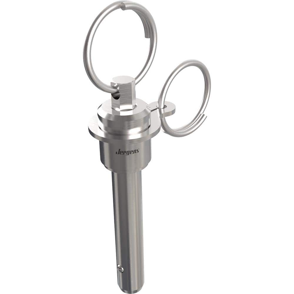 Ball Grip Quick-Release Pin: Ring Handle, 1/4