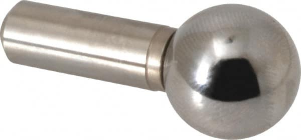 12.7mm Ball Diam, 6.34mm Shank Diam, Stainless Steel Fixture Tooling Ball MPN:29003