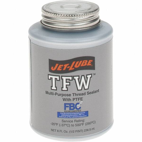 Threadlocker: White, 8 oz, Brush Top Can MPN:24002