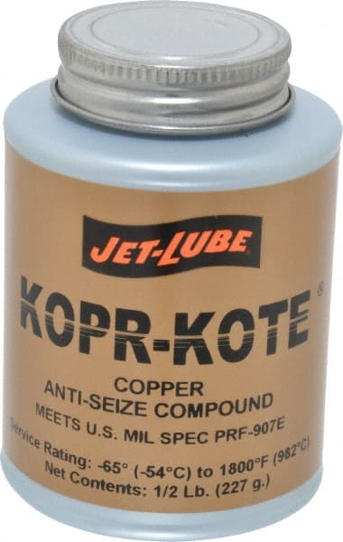 High Temperature Anti-Seize Lubricant: 8 oz Can MPN:10002