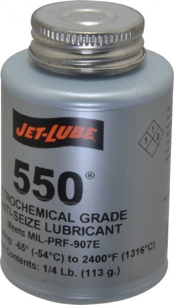 Extreme Pressure & Temperature Anti-Seize Lubricant: 4 oz Can MPN:15555