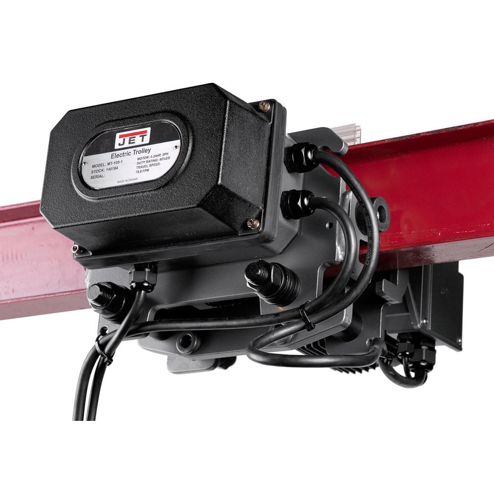 Trolleys, Minimum Beam Curve Radius: 4.25in , Maximum I-beam Height: 4.9375in , Minimum I-beam Height: 2.9375in , Number Of Speeds: 2 , Color: Red MPN:144185