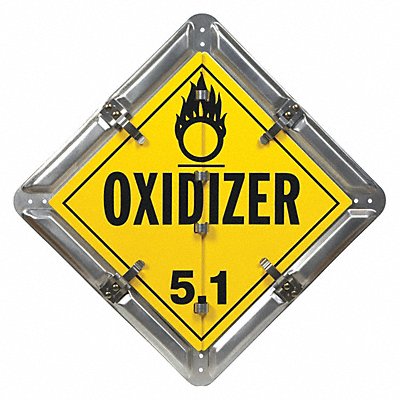 DOT Container Placard 13-3/4 Label W MPN:13070