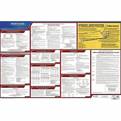 Labor Law Poster State Labor Law MD MPN:100-MD