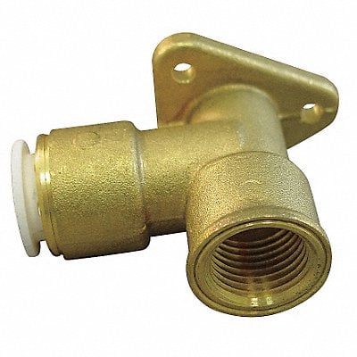 90 Drop Ear Elbow 1/2 NPT Brass Wht MPN:WBI2024