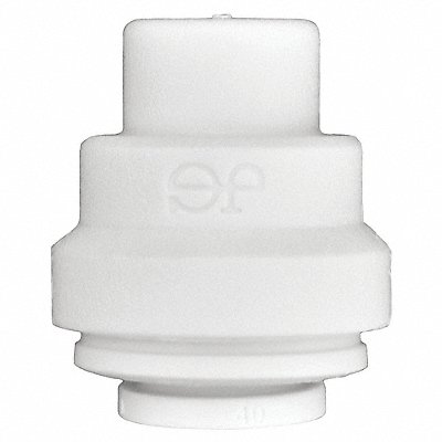 End Cap White 1/4 Tube Size PK10 MPN:PP4608W