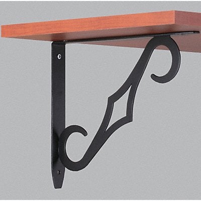 Shelf Bracket 9 3/4 In Black MPN:RP-0090-10BK