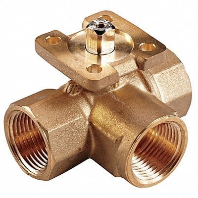 Ball Valve 3 Way SS Trim (F)NPT 1/2 MPN:VG1845AE