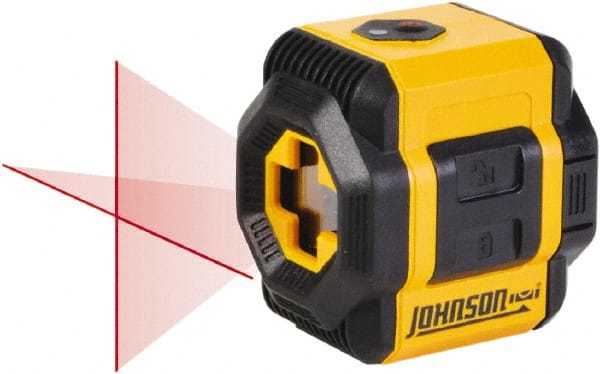 Self Leveling Cross Line Laser Level: 2 Beams, Class II, Red Beam MPN:40-6603