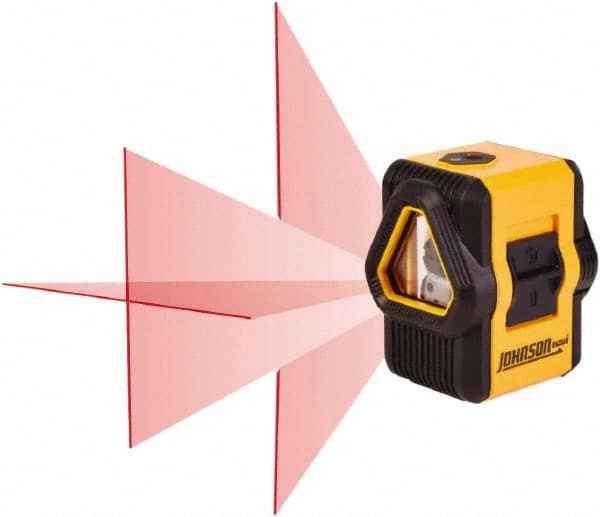 Self Leveling Cross Line Laser Level: 3 Beams, Class II, Red Beam MPN:40-6648