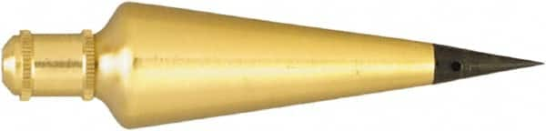 4-3/8 Inch Long, 1-1/8 Inch Diameter Brass Plumb Bob MPN:112