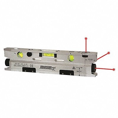 Three Beam Magnetic Torpedo Laser Level MPN:40-6184