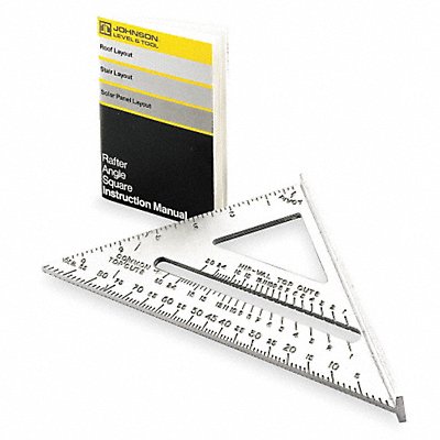 Rafter Angle Square 7 In Aluminum MPN:RAS1