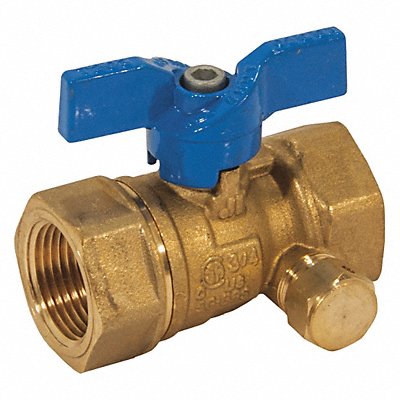 Gas Ball Valve w/Side Tap 3/4in MPN:102-304