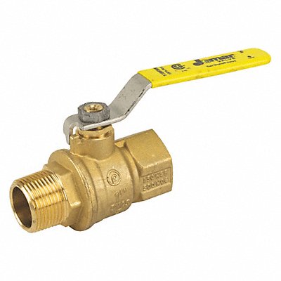 Italian Brass Ball Valve Male NPT 3/4 MPN:T-100FMN