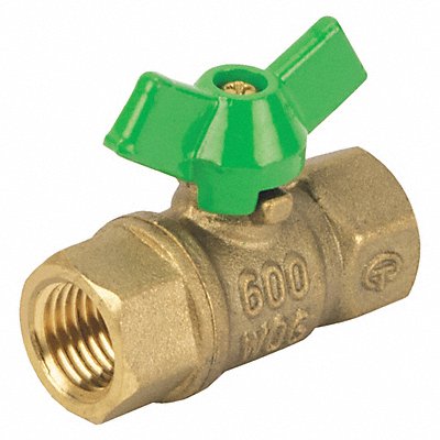 LF Brass Mini Valve FIPxFIP 1/4 MPN:T-83CG