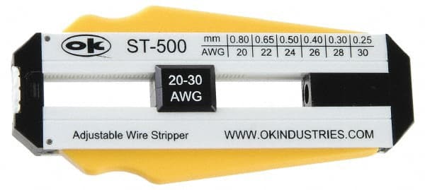 Wire Stripper: 30 AWG to 20 AWG Max Capacity MPN:ST-500