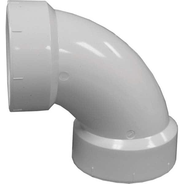 Plastic Pipe Fittings, Fitting Type: Elbow , Fitting Size: 1-1/2 in , Material: PVC , End Connection: Hub x Hub , Color: White  MPN:PFL815