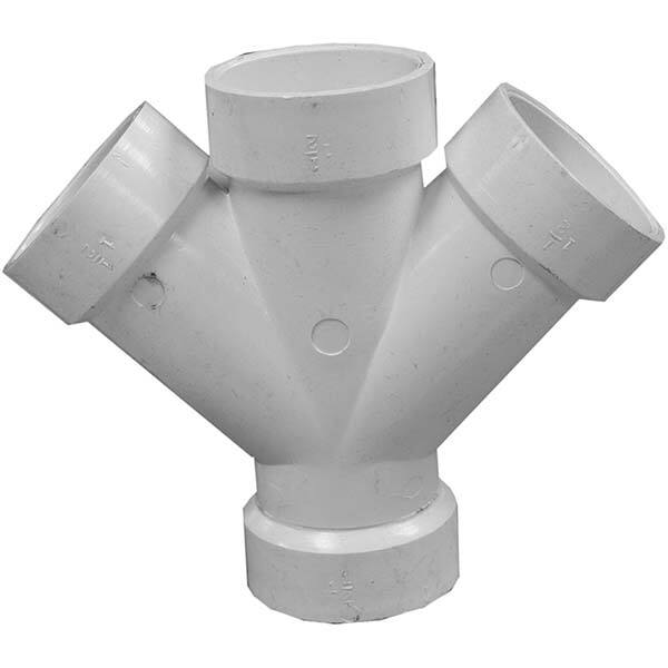 Drain, Waste & Vent Double Wye: 4 x 3