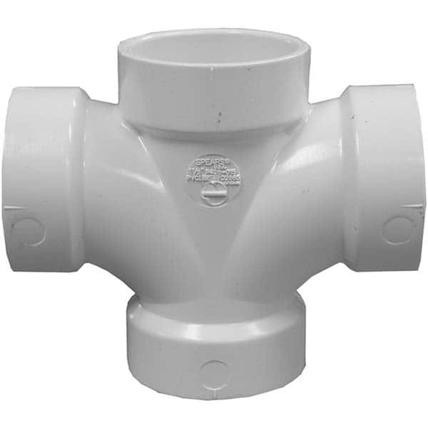 Drain, Waste & Vent Double Sanitary Tee: 2