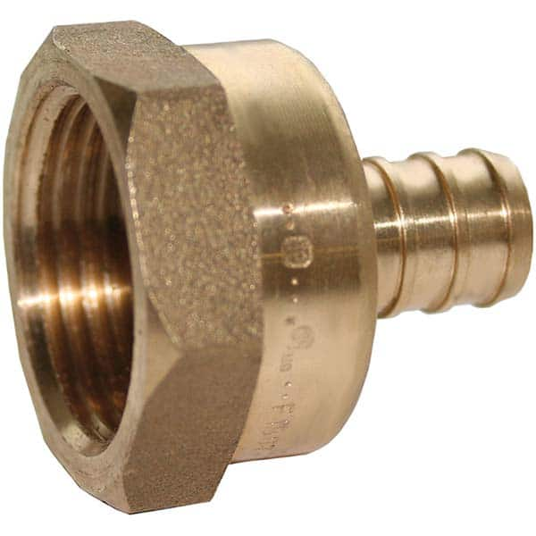 Brass Pipe Female Adapter: 3/4 x 3/4