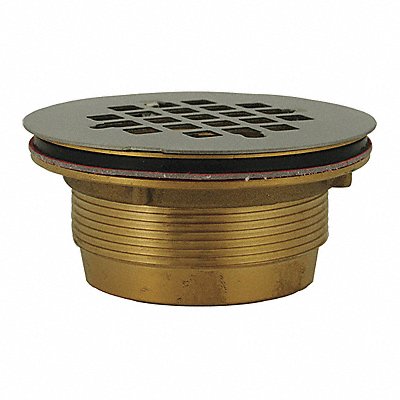 No-Caulk Shower Drain Brass 2 MPN:D40140