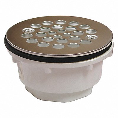 Shower Stall Drain Base SS Str PVC 2 MPN:D41001