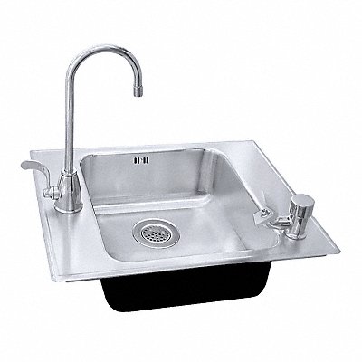 Just Class Sink Rect 16inx14inx6-1/2in MPN:CRAF-ADA-1725-A-GR-VRL-CT