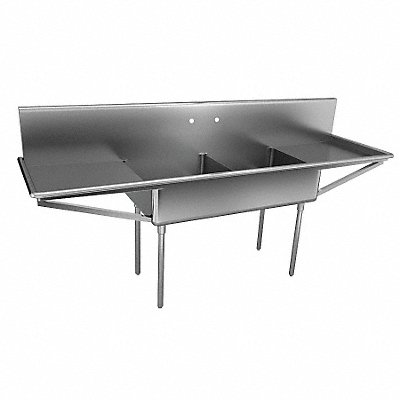 Just Scullery Sink Rect 15inx24inx12in MPN:NSFB-230-24RL-2