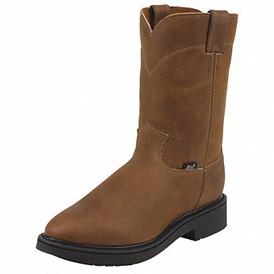 Wellington Boot 10-1/2 D Brown Plain PR MPN:4760