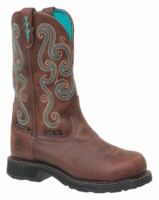 Western Boot 6 B Brown Steel PR MPN:GY9991