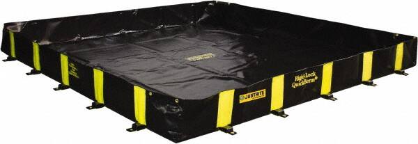 Low Wall Collapsible Berm: 475 gal Capacity, 8' Long, 8' Wide, 12