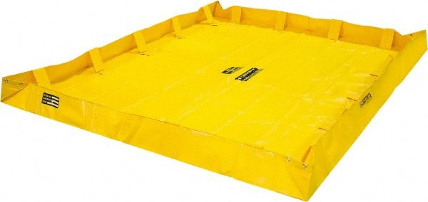 Low Wall Collapsible Berm: 318 gal Capacity, 8' Long, 8' Wide, 8