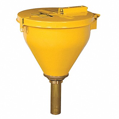 SelfClosingFunnel Yellow GalvStl NPS/NPT MPN:08227