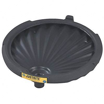 Drum Funnel Black PE Unthreaded MPN:28680