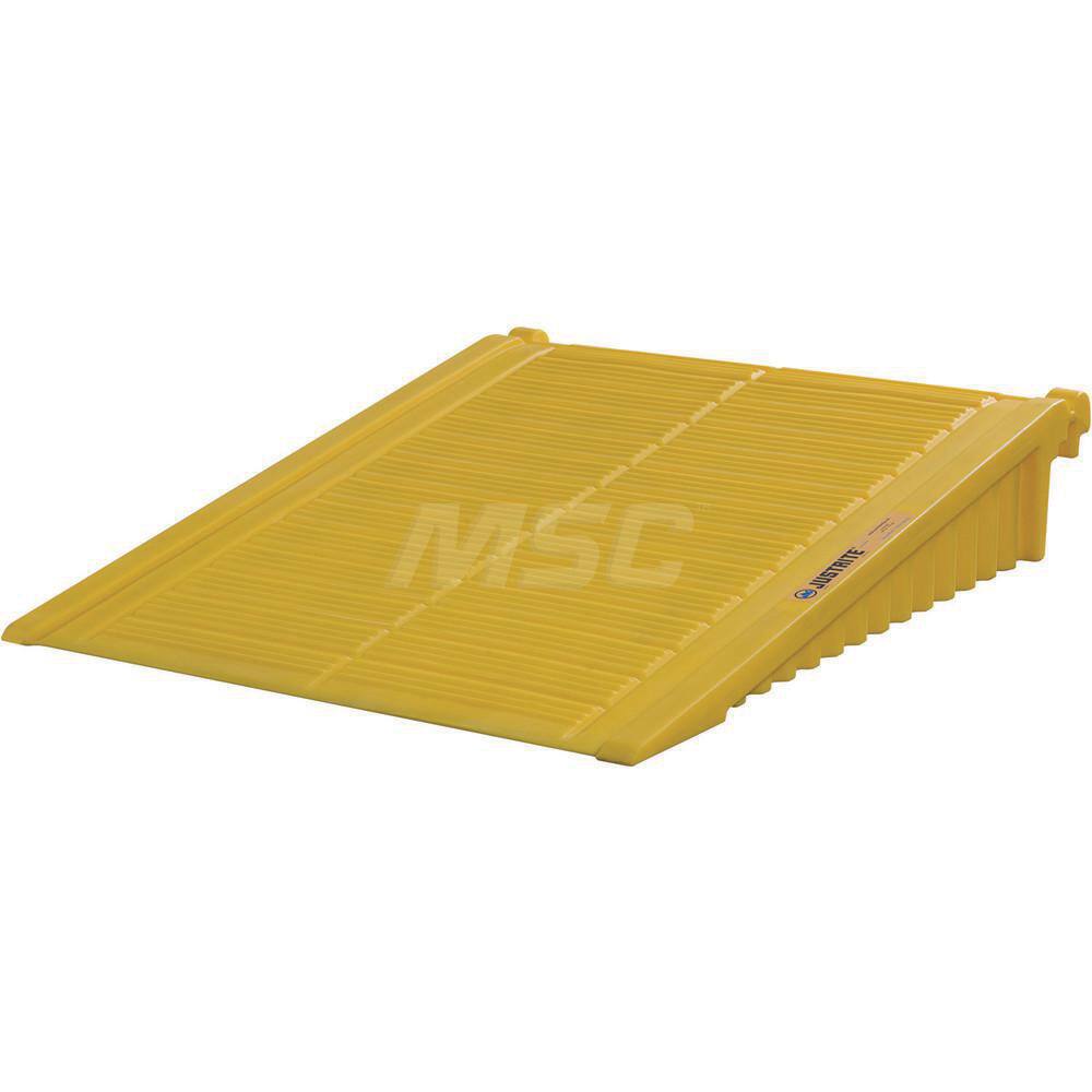 Ramp for 2 to 4-Drum EcoPolyBlend DrumShed, polyethylene, Yellow. MPN:28678