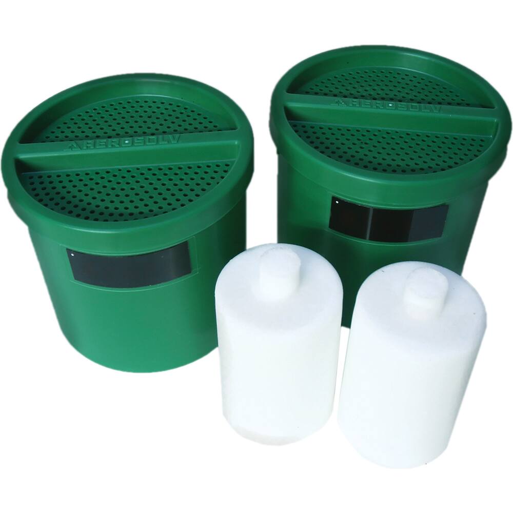 Drum Vents, Vent Type: Drum Filter Cartridge , Vacuum Relief: Automatic , Body Material: Polyethylene , Color: Green  MPN:28102