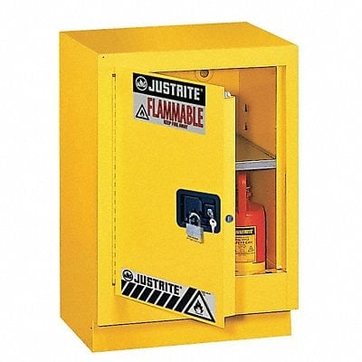 Flammable Safety Cabinet 15 gal Yellow MPN:882410