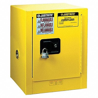 Flammable Safety Cabinet 4 gal Yellow MPN:8904205