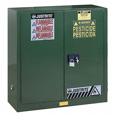 Safety Cabinet Pesticide 44In 30gal Grn MPN:893024