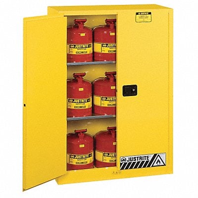 Flammable Safety Cabinet 45 gal Yellow MPN:8945008