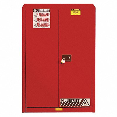 E4576 Flammable Safety Cabinet 45 gal Red MPN:894501