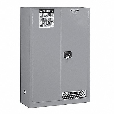 Flammable Safety Cabinet 45 gal Gray MPN:894503