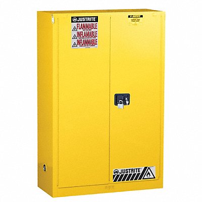 E4579 Flammable Safety Cabinet 45 gal Yellow MPN:894520