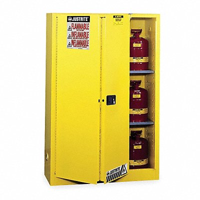 Flammable Safety Cabinet 45 gal Yellow MPN:894580