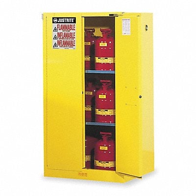 E4580 Flammable Safety Cabinet 60 gal Yellow MPN:896020